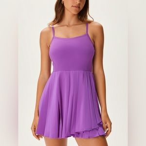 Outdoor Voices Doubles Exercise Dress in Jellyfish